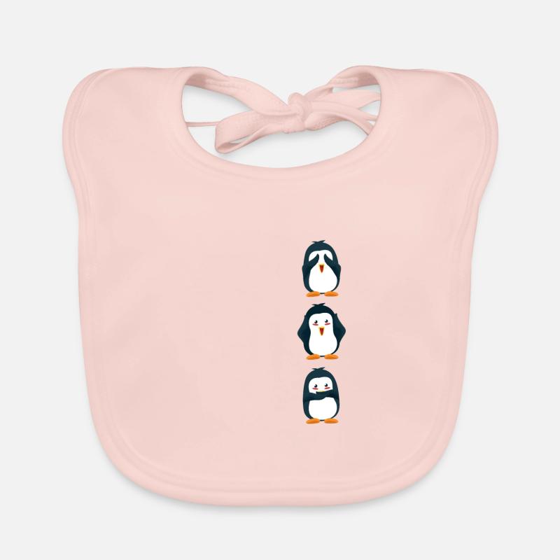 Pingouin - Pingouin Bavoir bio Bébé