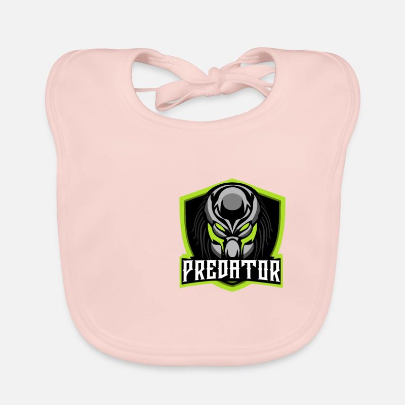 Predator - Baby Bio-Lätzchen - Rose