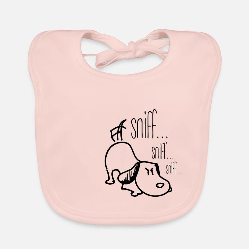 Hund -sniff sniff sniff- Baby Bio-Lätzchen