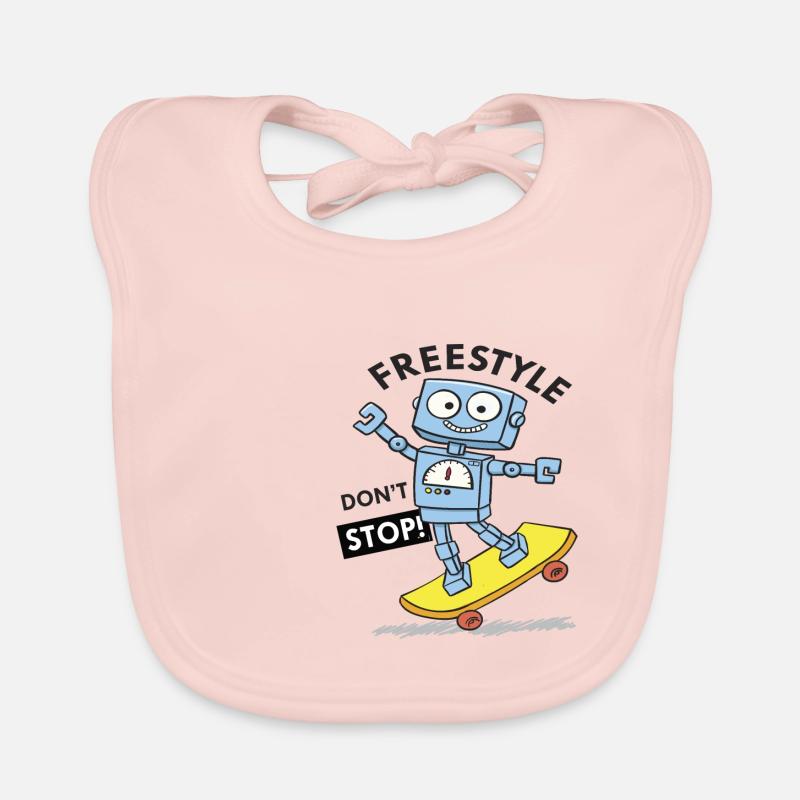 FREESTYLE N'ARRÊTEZ PAS Bavoir bio Bébé