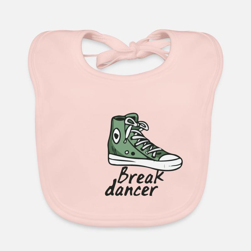 break dance Bavoir bio Bébé