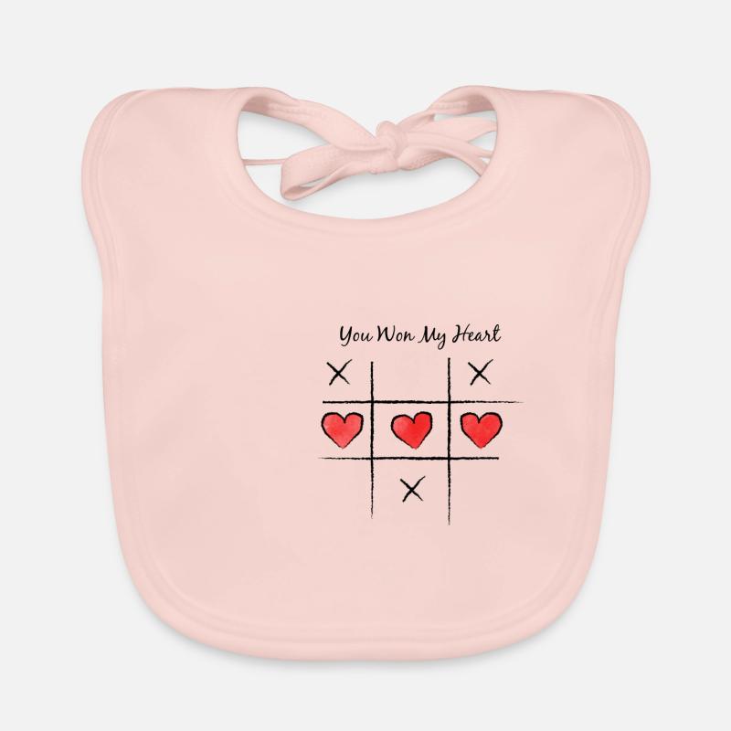 Saint Valentin Bavoir bio Bébé