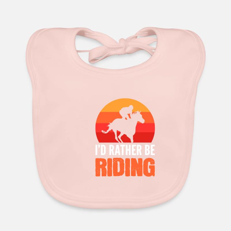Rather riding. Stallknecht Gift Organic Baby Bibs