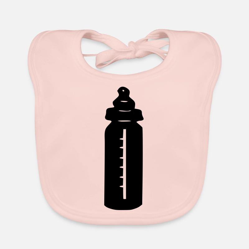 baby_milch_flasche_flaeschchen - Bavoir bio Bébé - rose