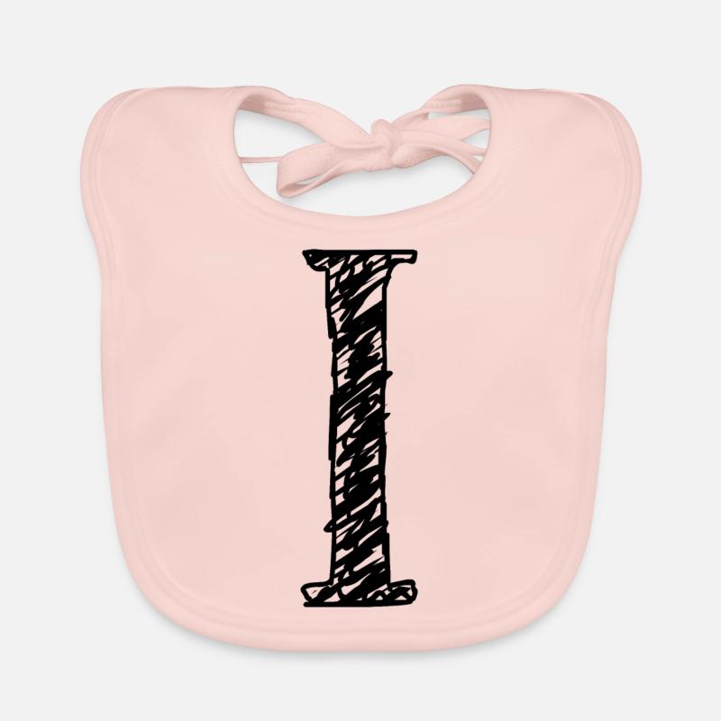 I - Bavoir bio Bébé - rose