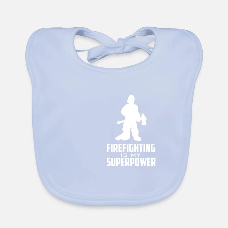 firefighter Organic Baby Bibs