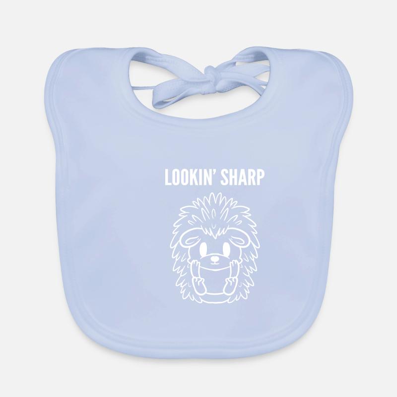 Look sharp from pet lovers poison Organic Baby Bibs