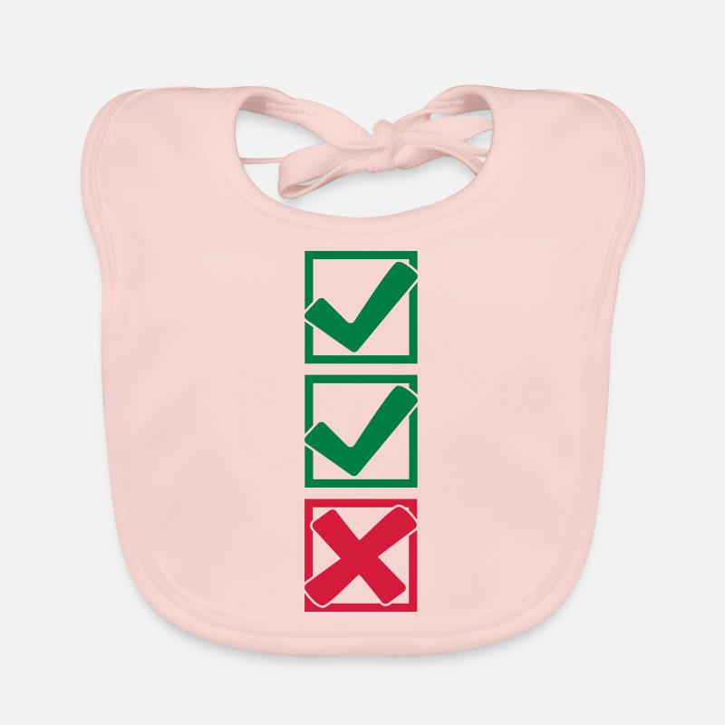 2 hooks and 1 X x Organic Baby Bibs