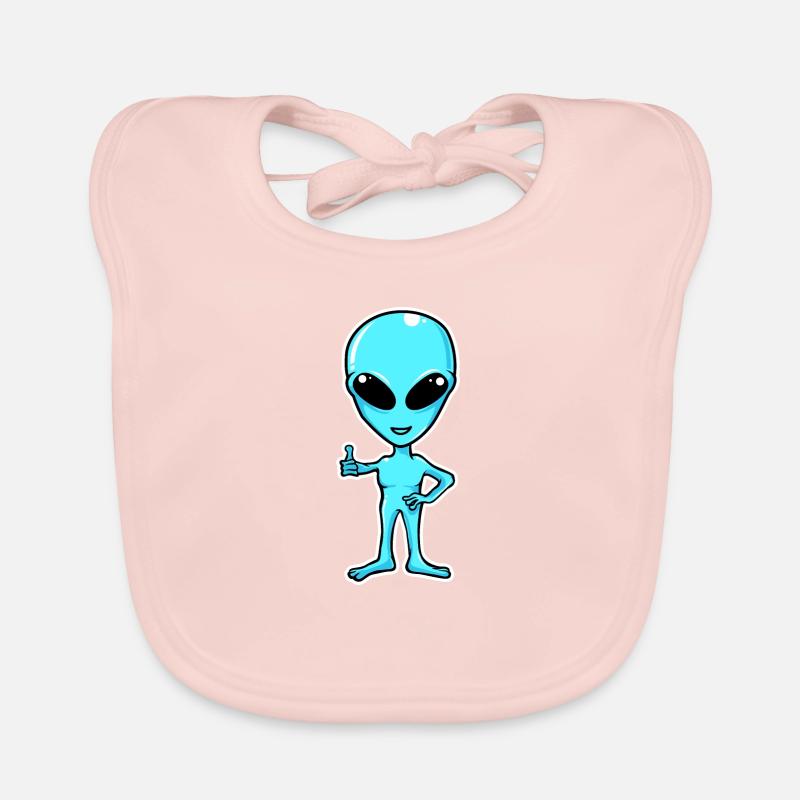 Alien Baby Bio-Lätzchen