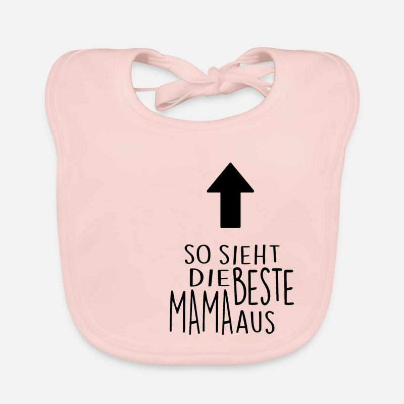 Mutter - Baby Bio-Lätzchen - Rose
