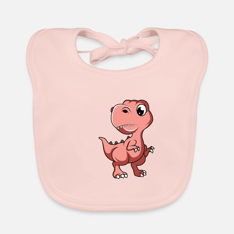 T-Rex mignon dino-cadeau Bavoir bio Bébé