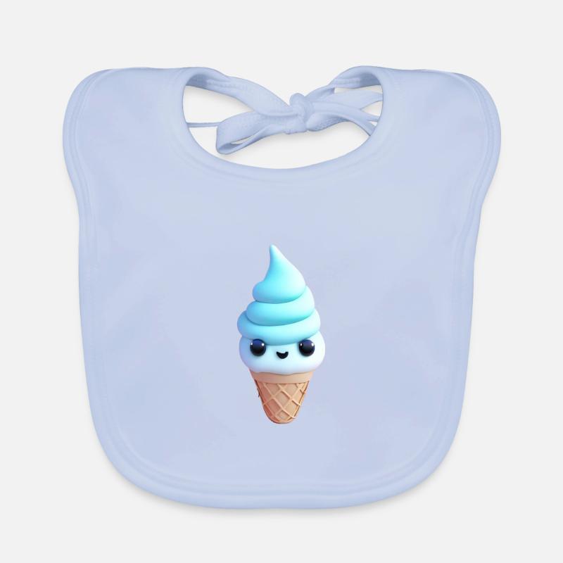 Süßes Eis Baby Bio-Lätzchen