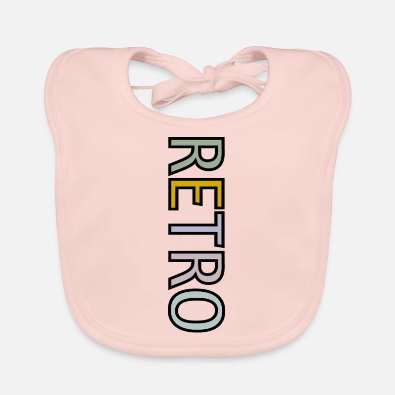 RÉTRO Bavoir bio Bébé