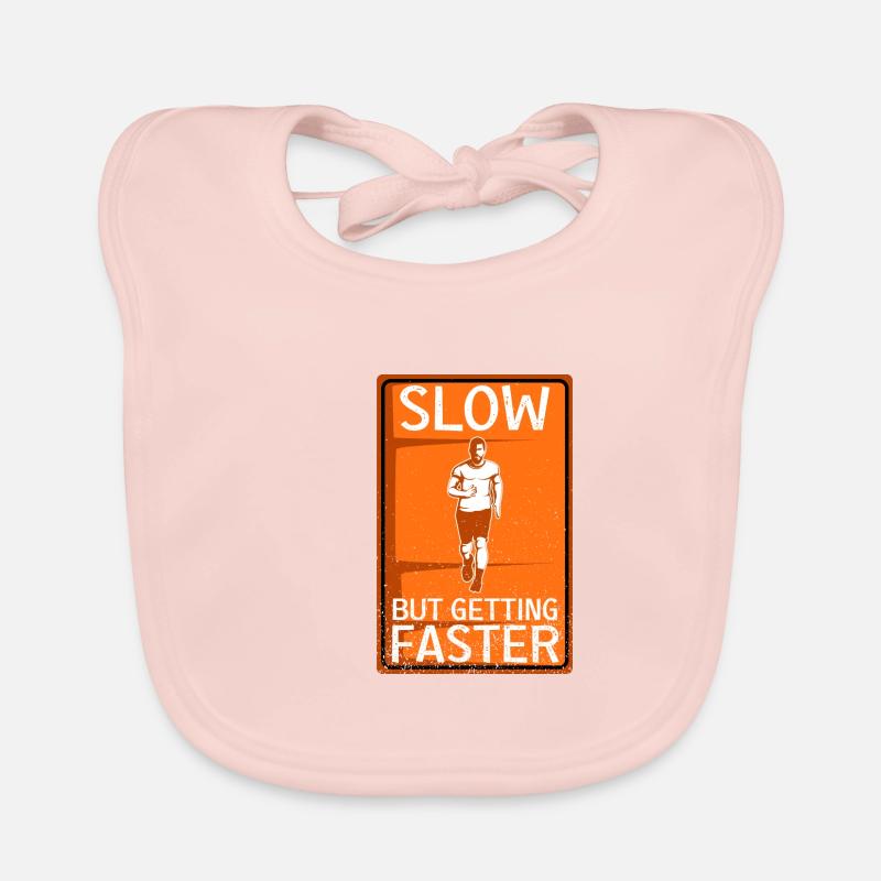 Cadeau Be Faster Runner Bavoir bio Bébé
