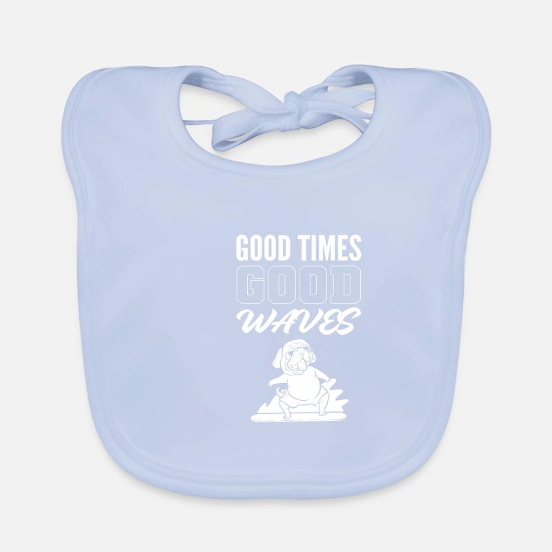Gute Wellen Schwimmer Geschenk Baby Bio-Lätzchen