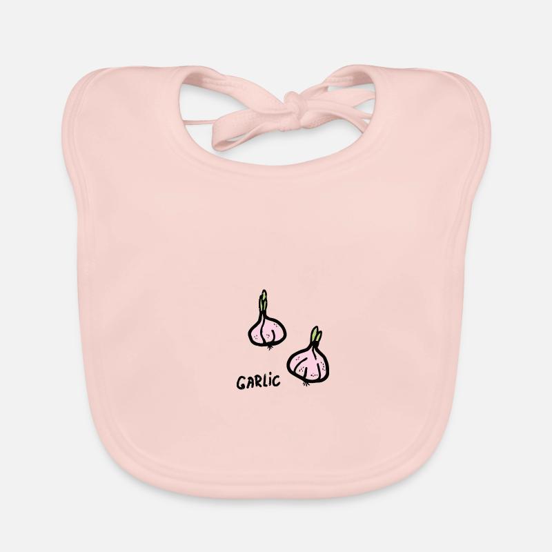 Ail - Bavoir bio Bébé - rose