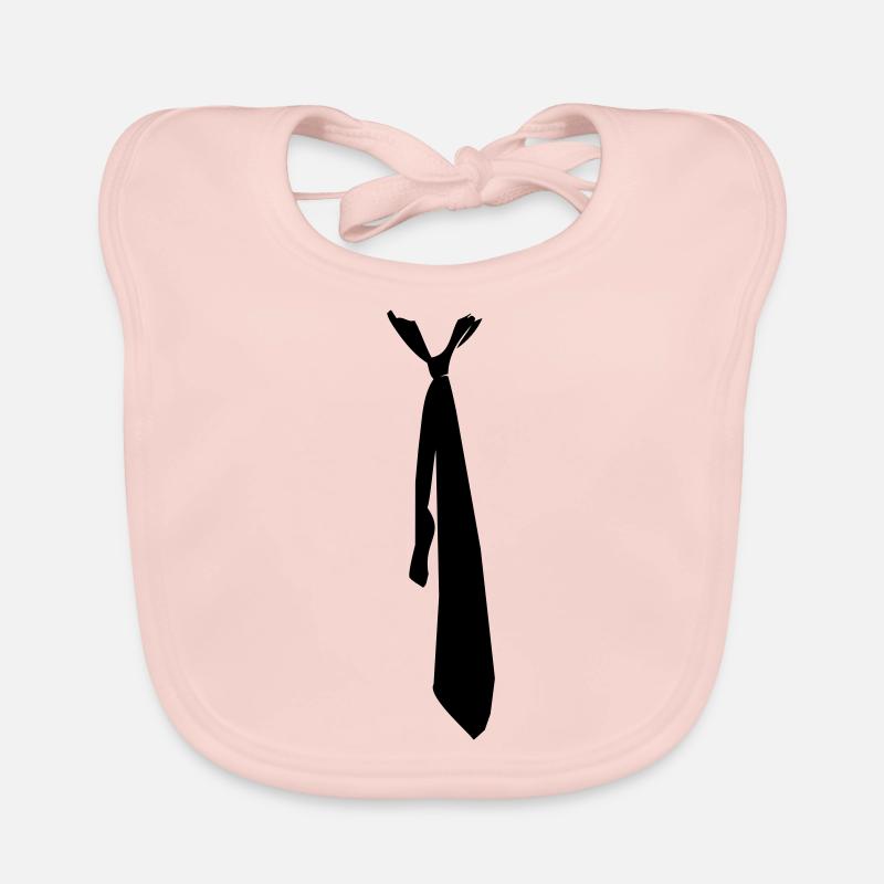 Schlips - Krawatte Baby Bio-Lätzchen