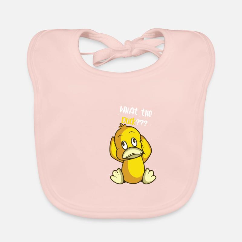 Qu’est-ce que le canard drôle et drôle cadeau - Bavoir bio Bébé - rose