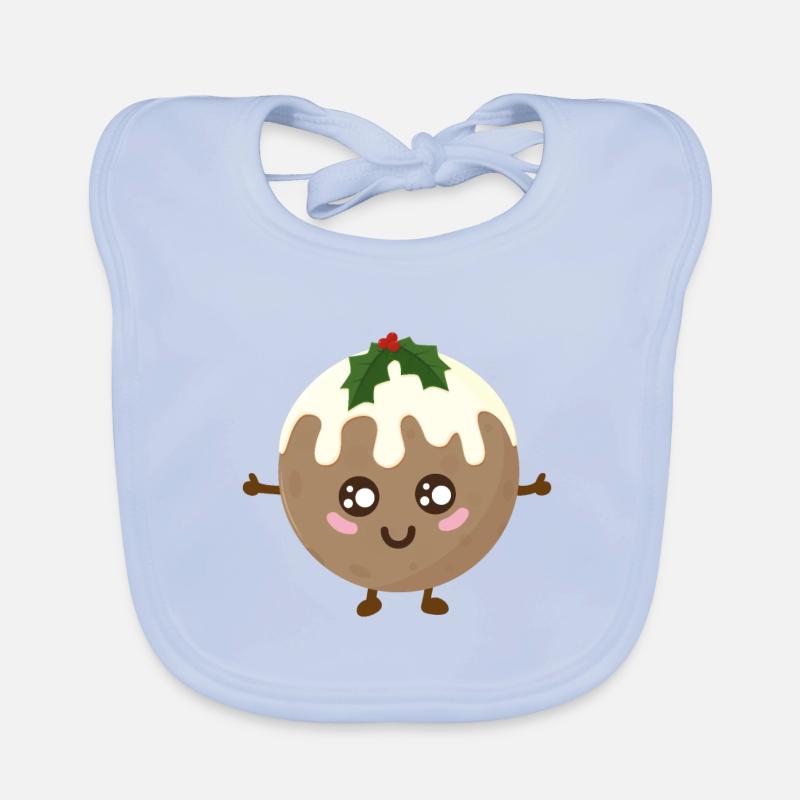 Pudding de Noël Kawaii - Noël Bavoir bio Bébé