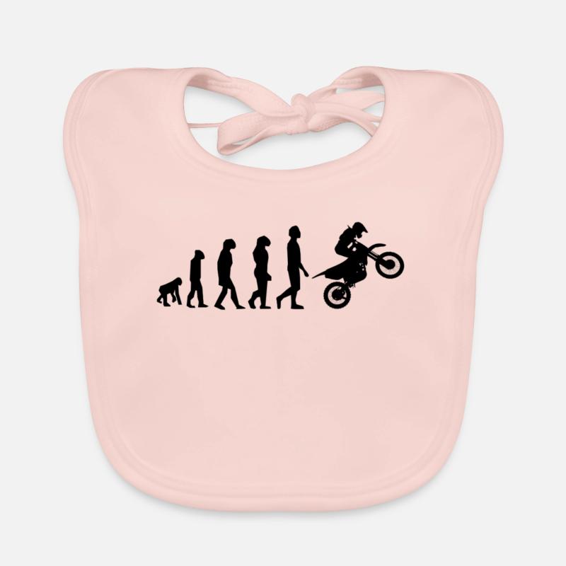 Évolution du motocross Bavoir bio Bébé