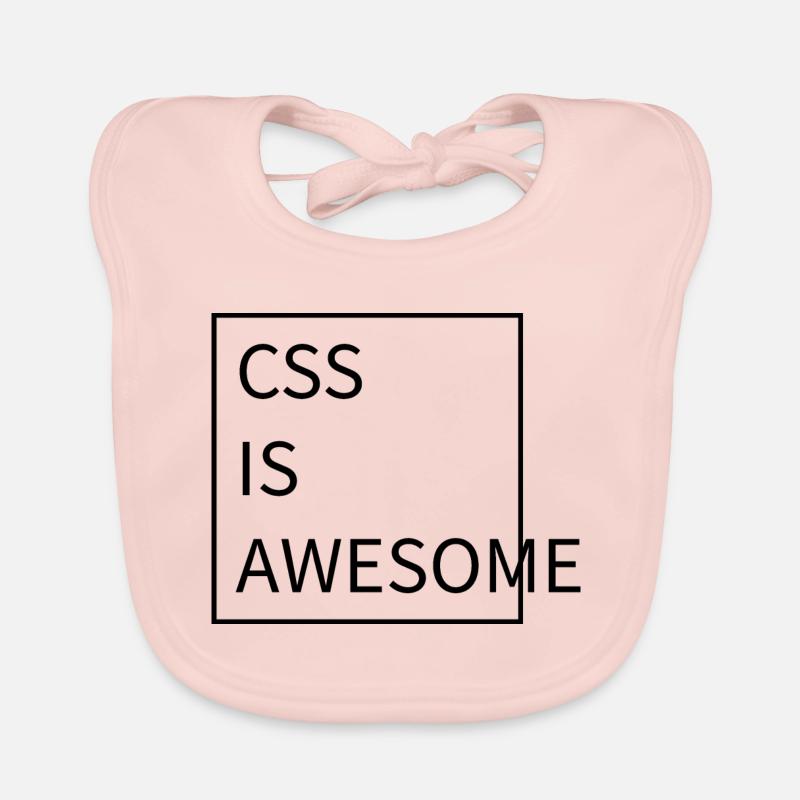 CSS Is Awesome - Baby Bio-Lätzchen - Rose