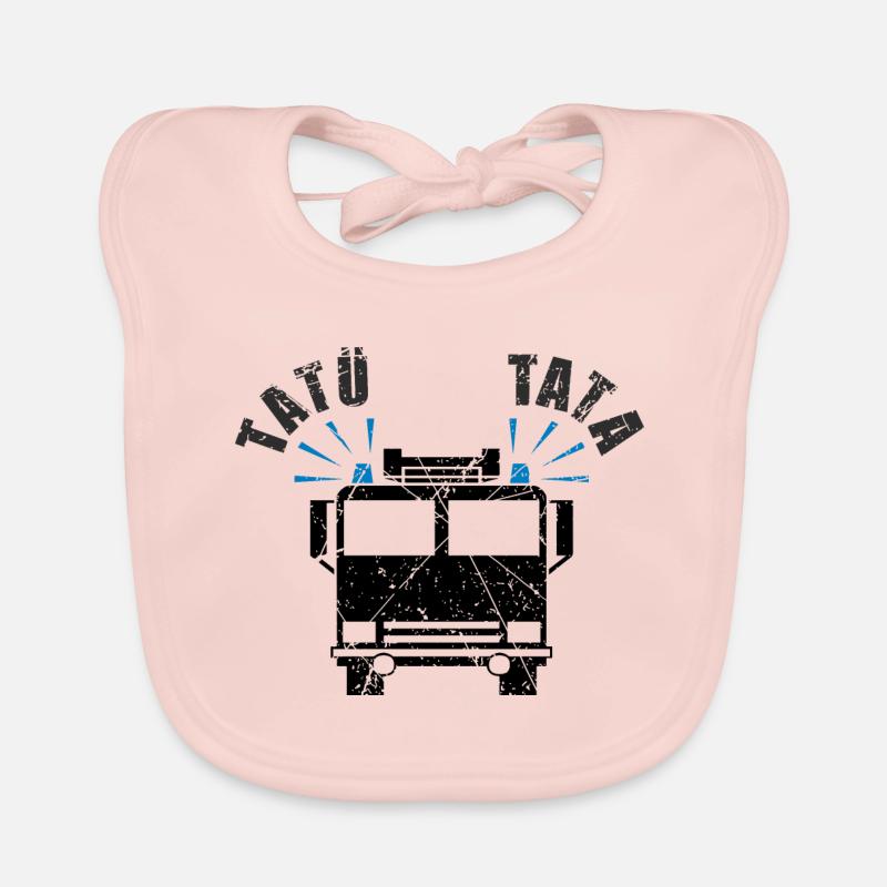 Fire engine Organic Baby Bibs