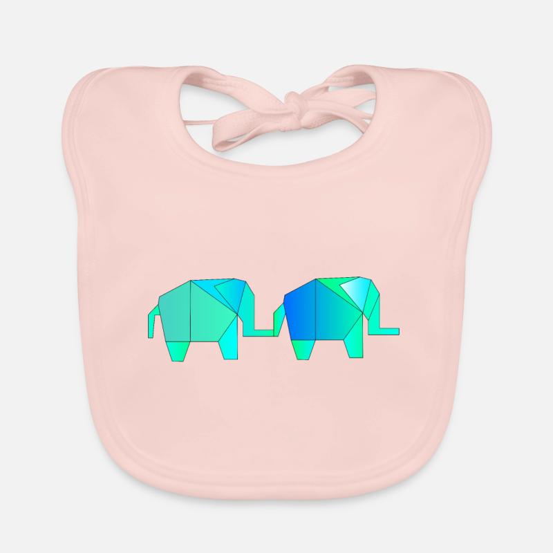 Elephants Organic Baby Bibs