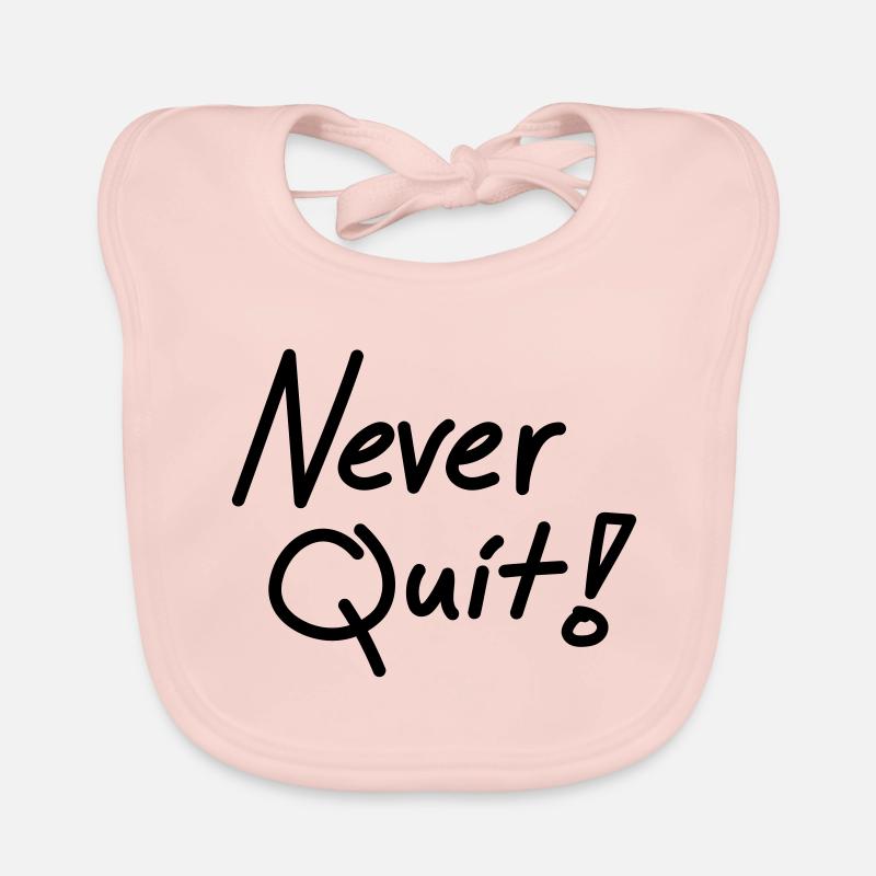 Never quit Organic Baby Bibs