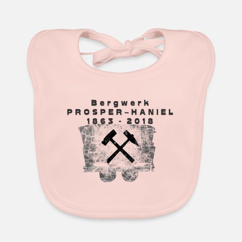 lore Prosper-Haniel mine shift finish 2018 Organic Baby Bibs