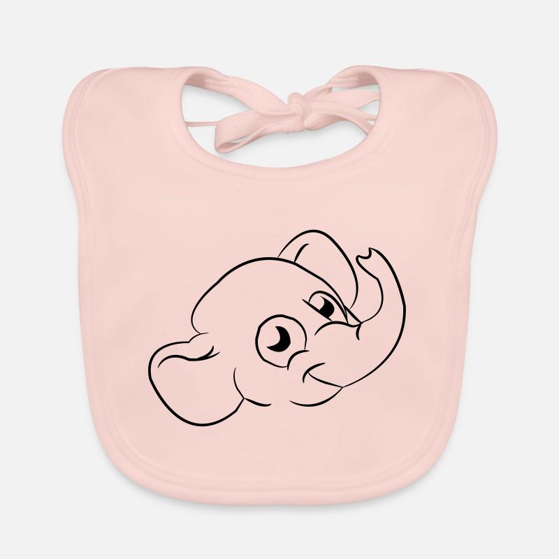 Elefant Baby Bio-Lätzchen