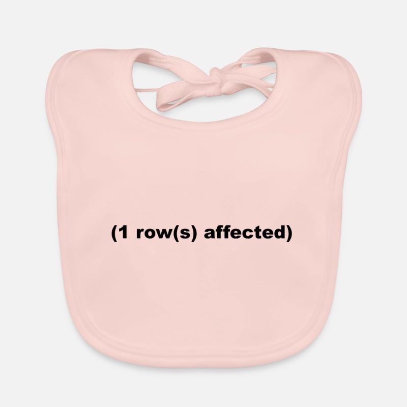 SQL Shirt - Bavoir bio Bébé - rose
