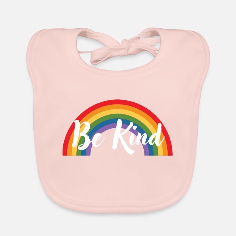 Be Kind Rainbow Baby Bio-Lätzchen