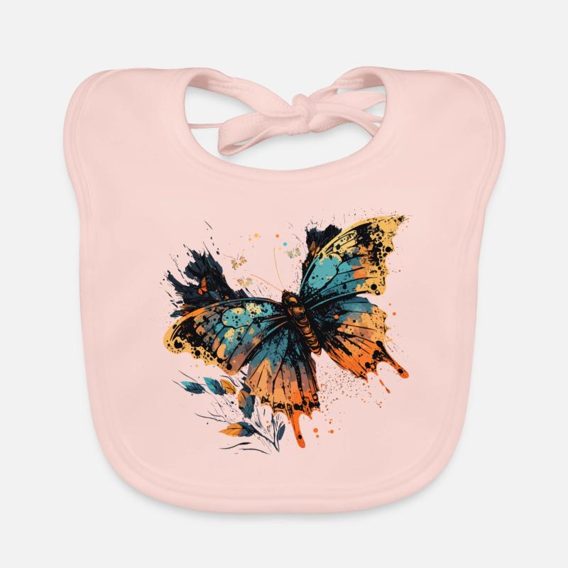 Joli papillon Bavoir bio Bébé