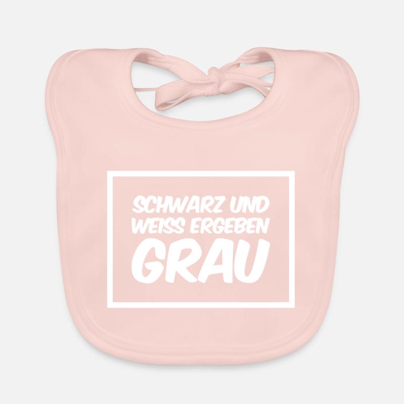 grau Baby Bio-Lätzchen