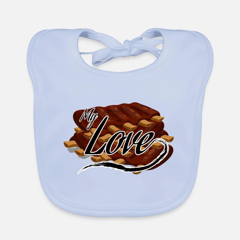 Côtes levées Bavoir bio Bébé