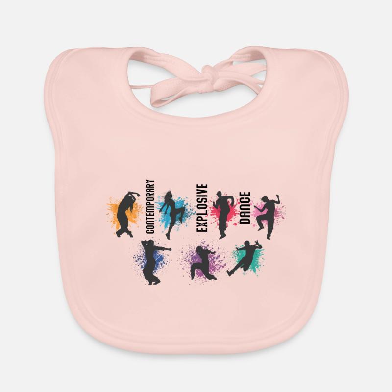 contemporary explosive dance Bavoir bio Bébé
