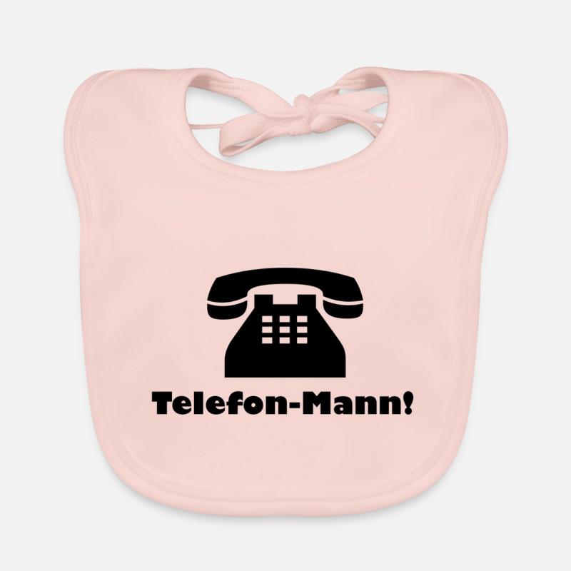 Telefon-Mann! Baby Bio-Lätzchen