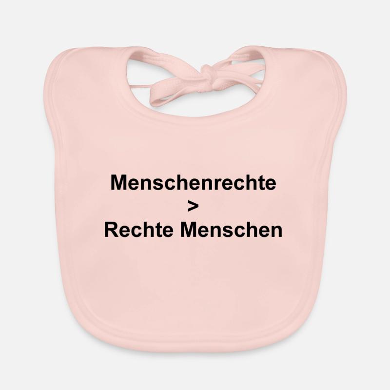 Menschenrechte Baby Bio-Lätzchen