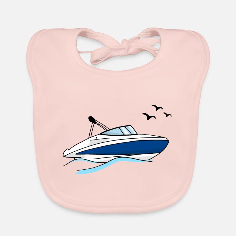 Motorboat Organic Baby Bibs