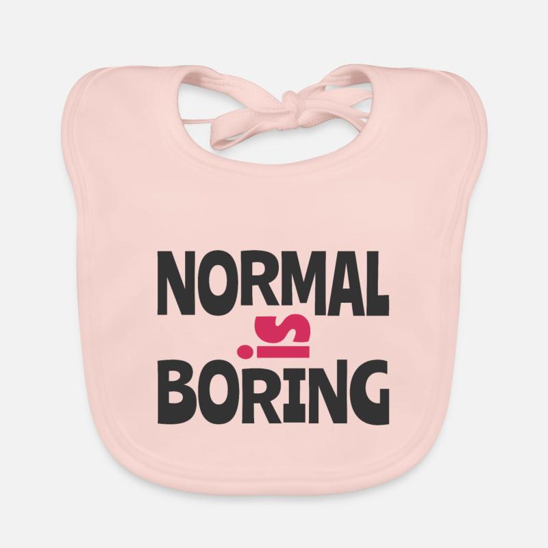 Normal is Boring Organic Baby Bibs