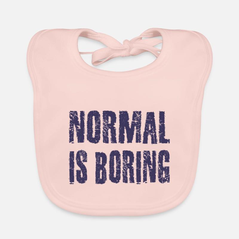 Normal is Boring Organic Baby Bibs
