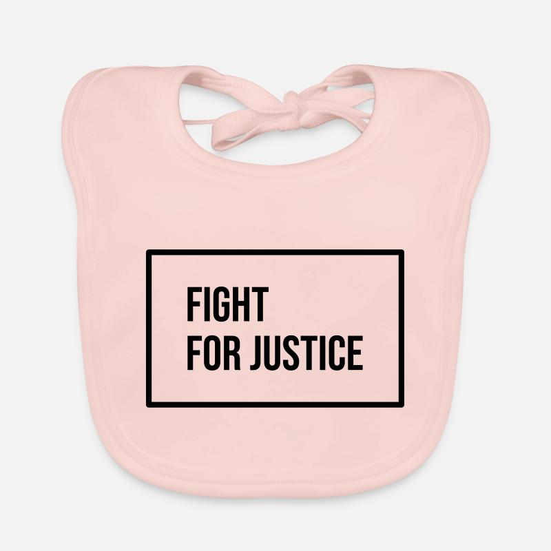 Lutte pour la justice Bavoir bio Bébé