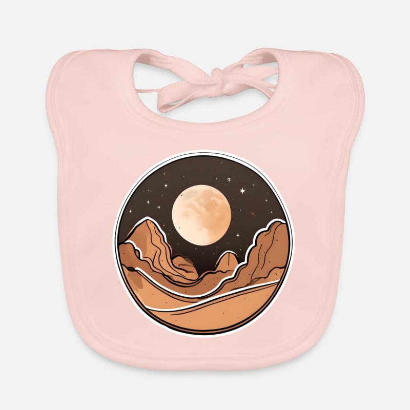 Aventures Boho Moon à la Découverte du Désert Bavoir bio Bébé