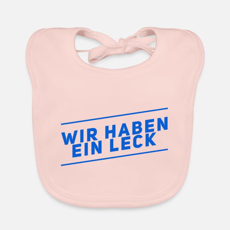 da ist ein Leck Baby Bio-Lätzchen