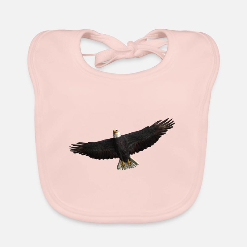 White-tailed Eagle Organic Baby Bibs