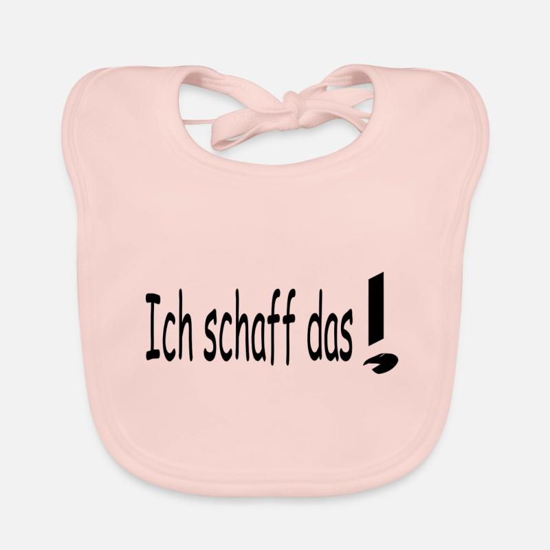 Ich schaff das Geschenkidee Baby Bio-Lätzchen
