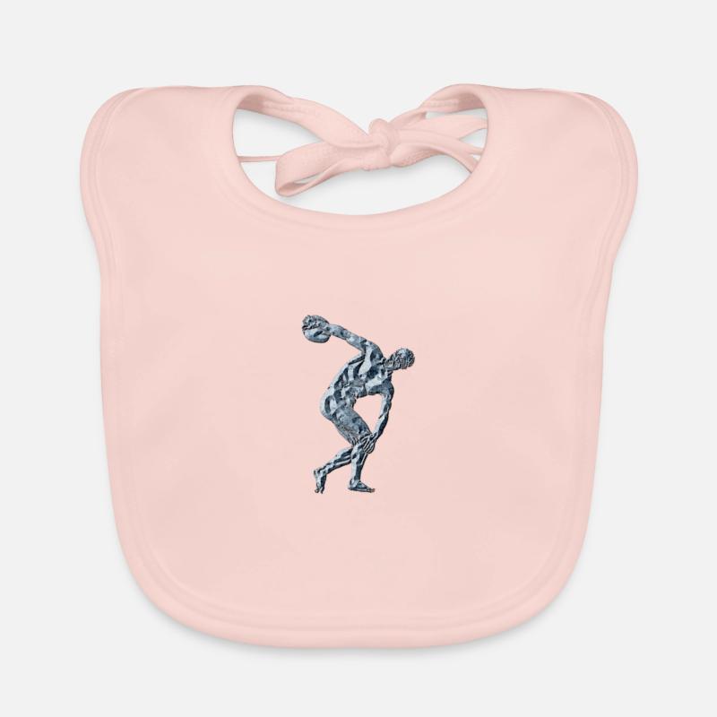 Diskuswerfer Shirt Baby Bio-Lätzchen