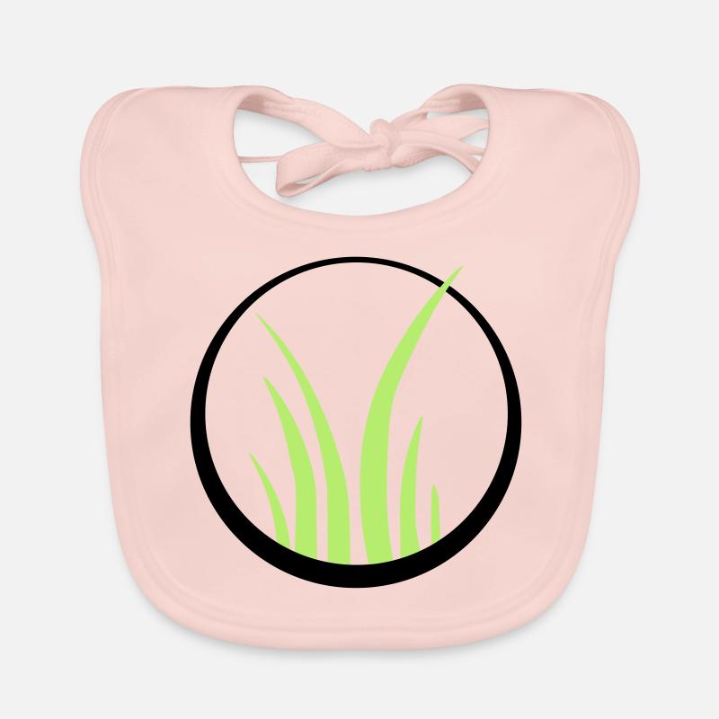 gras gras gras rasen logo Baby Bio-Lätzchen