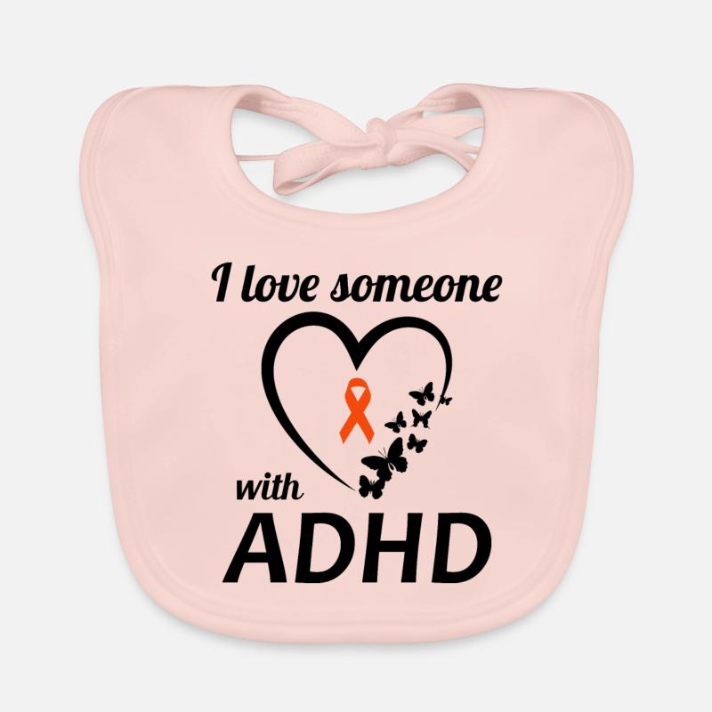 ADHD Awareness Organic Baby Bibs