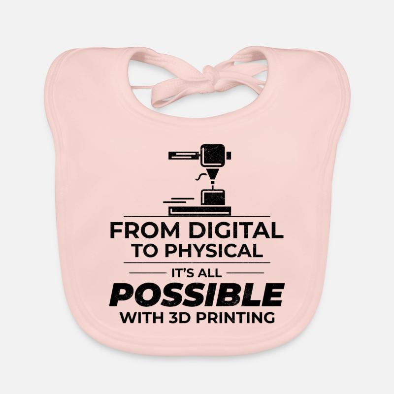 3D Printer 3D Printing Organic Baby Bibs
